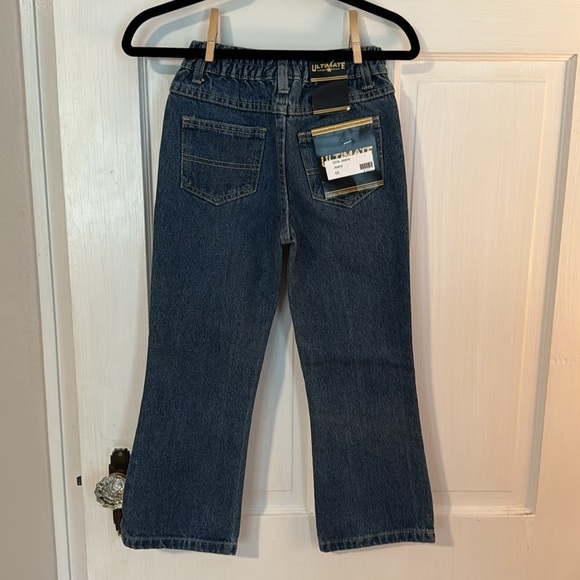 Ultimate Flared Leg Girls Size 6x Jeans NWT blue 100% cotton 104185 - Picture 5 of 8